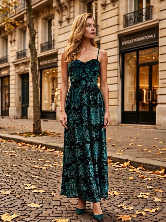 Lulus Dresses & Skirts - Lulu's Black & Teal Floral Spaghetti-Strap Maxi Dress (Damaged repairable)